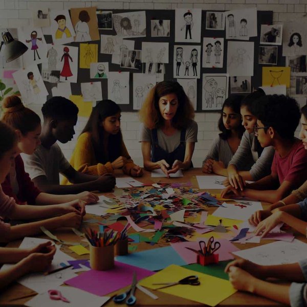 Comment initier un groupe d'adolescents à la réalisation de films d'animation en papier découpé ?